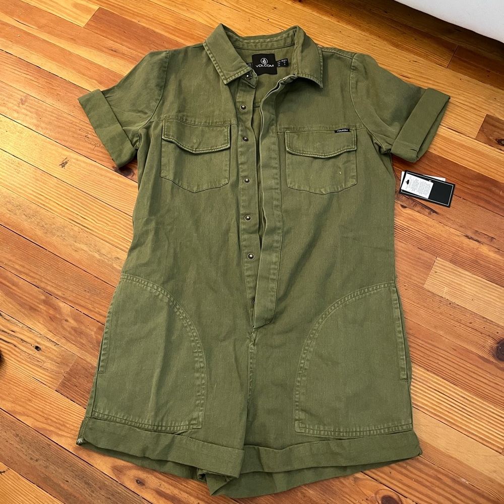 Volcom military romper
